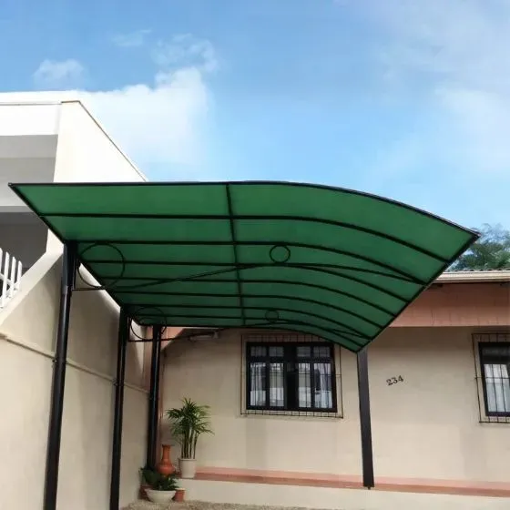 Cobertura Fixa de Lona Náutica em Americana SP — Instalação em garagem residencial