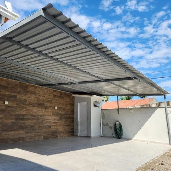 Cobertura de Telha Metálica Simples - Toldos em Americana