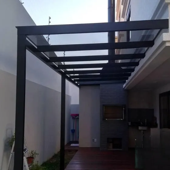 Coberturas de Vidro em Americana SP — Cobertura em passagem coberta entre ambientes