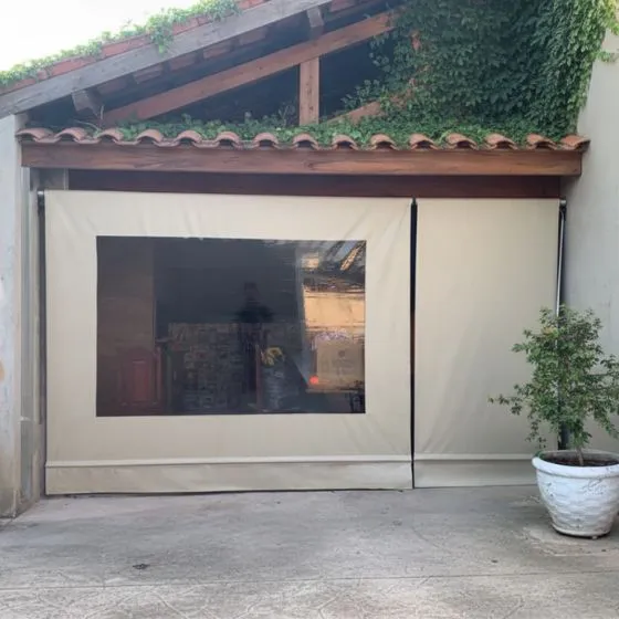 Toldo Cortina — Fechamento Vertical - Toldos em Americana